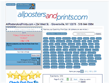 Tablet Screenshot of allpostersandprints.com
